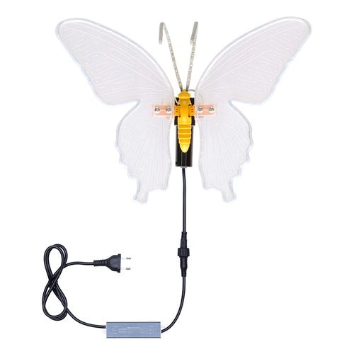 Decorazione luminosa natale lotti 82991 farfalla con movimento ali