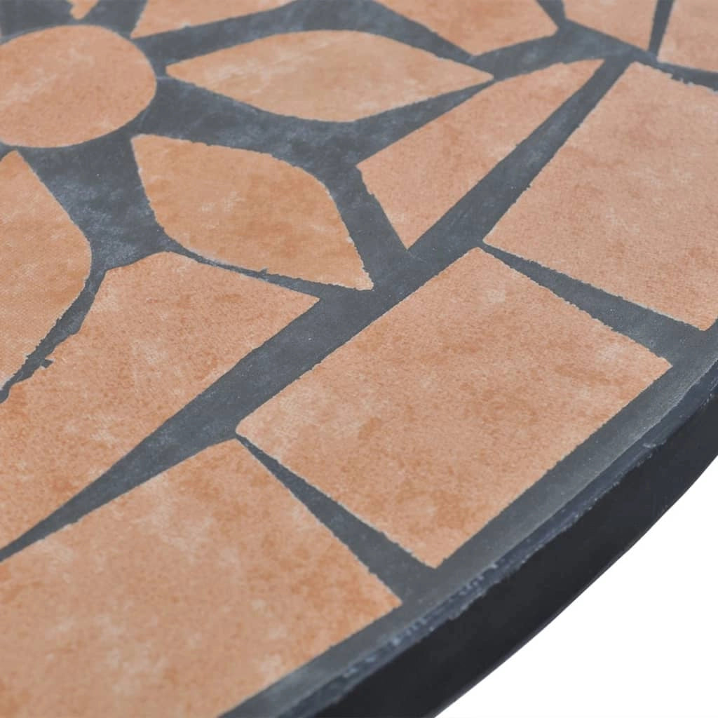 Set di mobili da bistrot da 3 pezzi con piastrelle in ceramica color terracotta 02_0014539