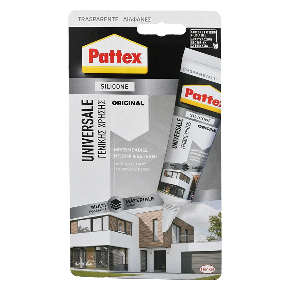 12pz silicone acetico trasparente - 50 ml cod:ferx.9008012nlm
