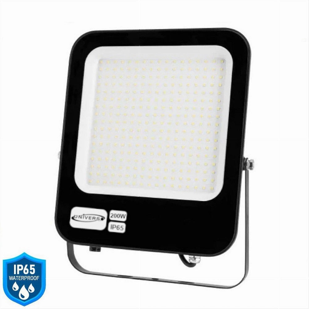 Trade Shop - Faro Led Ultra Slim 200w Esterno Ip65 Orientabile Luce 3000k 6500k 4000k Jr-200w - -bianco Caldo      -