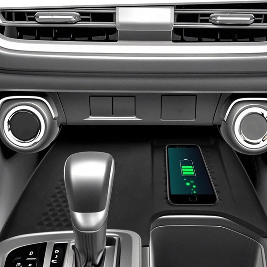 Matrice di Ricarica Antiscivolo - Silicone - 28,5x24 cm - Portatile - Rivestimento di Protezione - Adatto per Accessori per Auto - Matrice di Ricarica per Auto