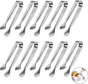 Set di forchette da dessert in acciaio inossidabile, forchette da dessert, forchette da dessert mini, set da 10 pezzi, ideale per matrimoni e feste.