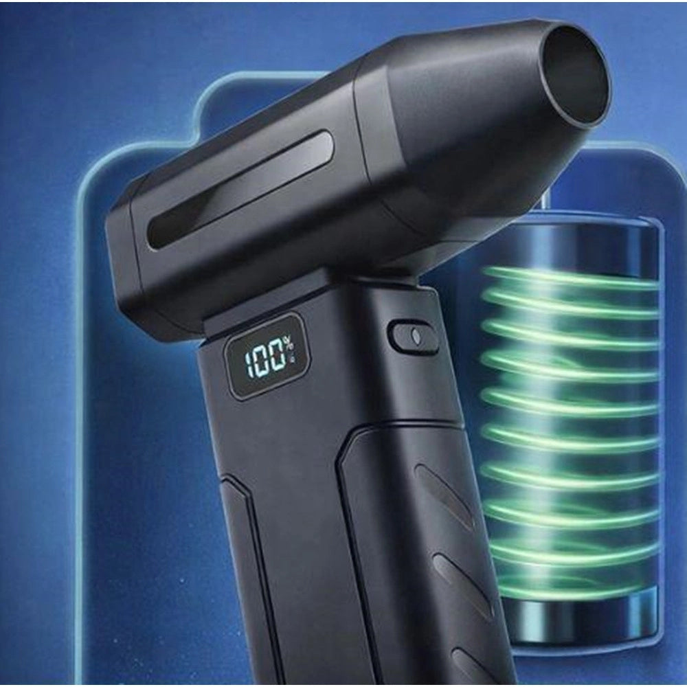 Trade Shop - Soffiatore D'aria Potente Elettrico Portatile Ricaricabile 100000r/s Con 5 Velocità Le-523 -