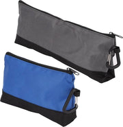 Set di attrezzi con cerniera e gancio di carabina - Set di 2 - Organizzatore di attrezzi per attrezzi - Cassetto di attrezzi rinforzato in 2 dimensioni