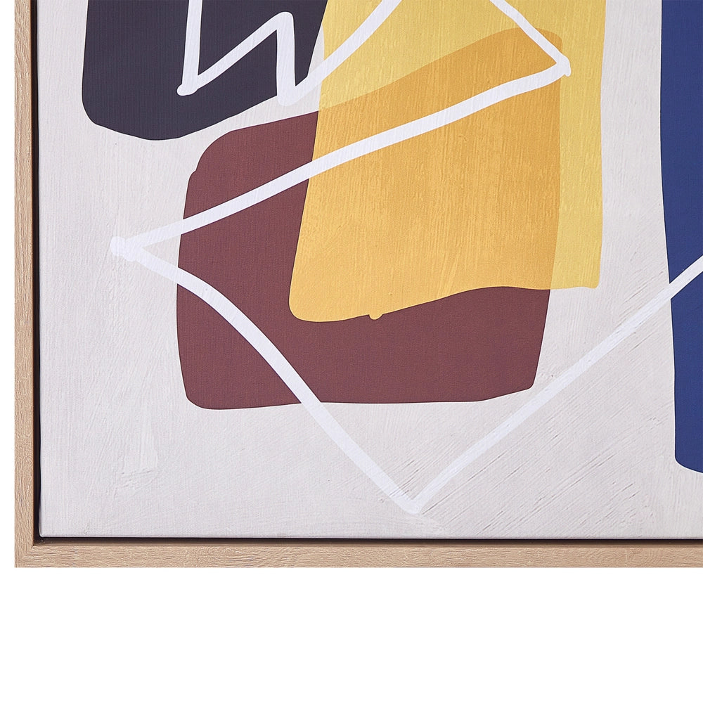 Stampa artistica su tela Multicolore 93 x 63 cm Glam Lady Poliestere e MDF Modern
