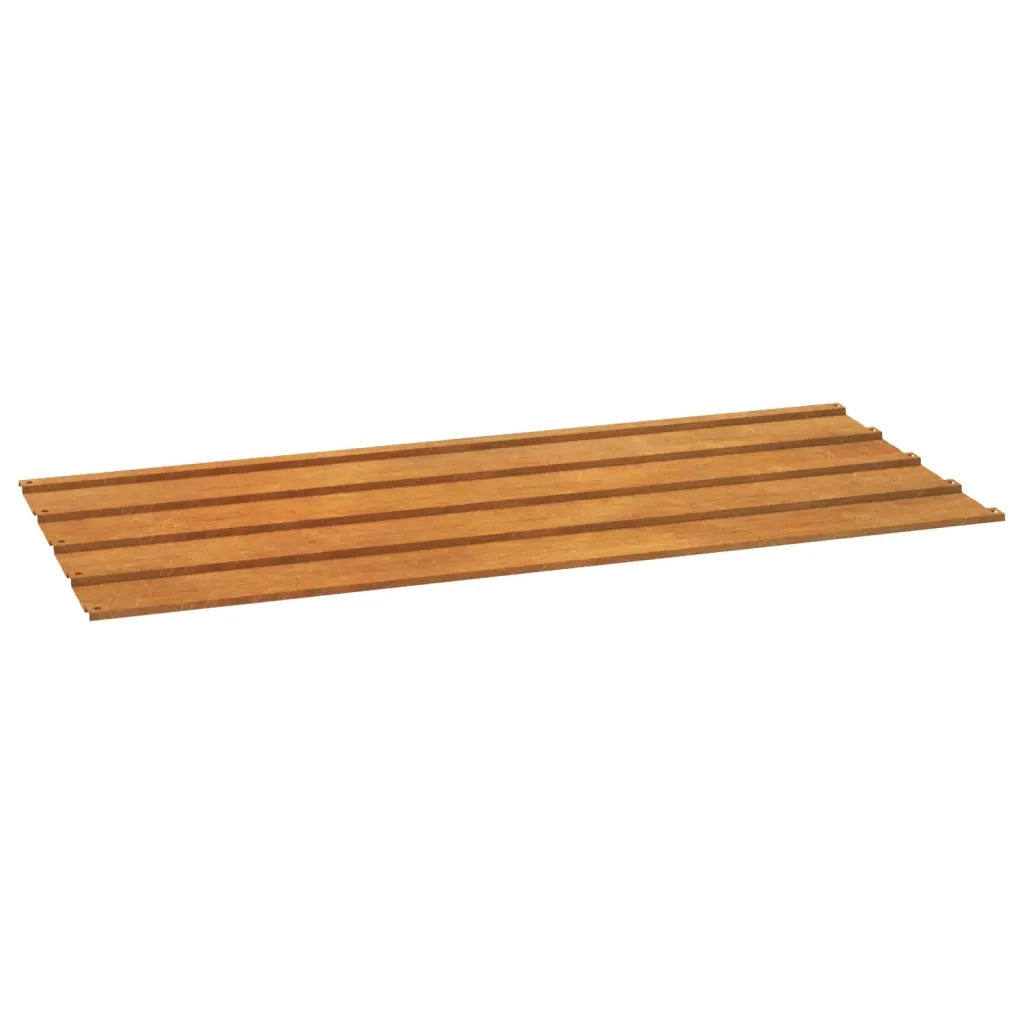 Pannelli per Tetti 36 pz Ruggine 100x44 cm in Acciaio Corten 3100508