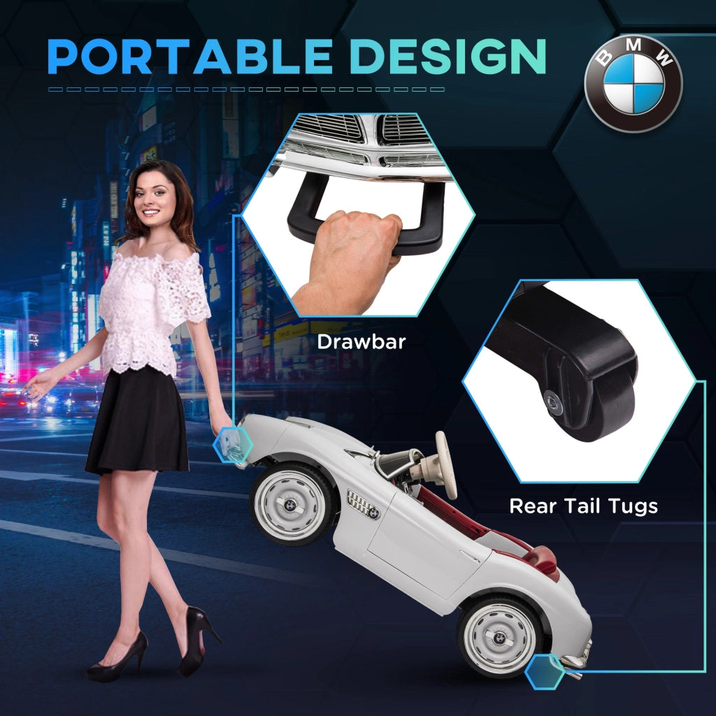Macchina Elettrica per Bambini 12V con Licenza BMW 507 Bianca