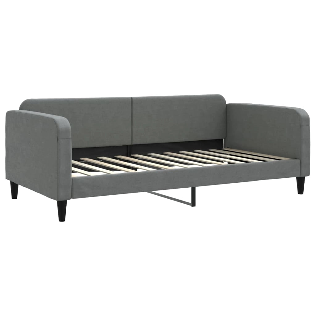 Divano Letto con Materasso Grigio Scuro 100x200 cm in Tessutocod mxl 122381