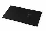 Piatto doccia Ardesia extra piatto 100X130 cm colore Nero RAL 9005 griglia Nera