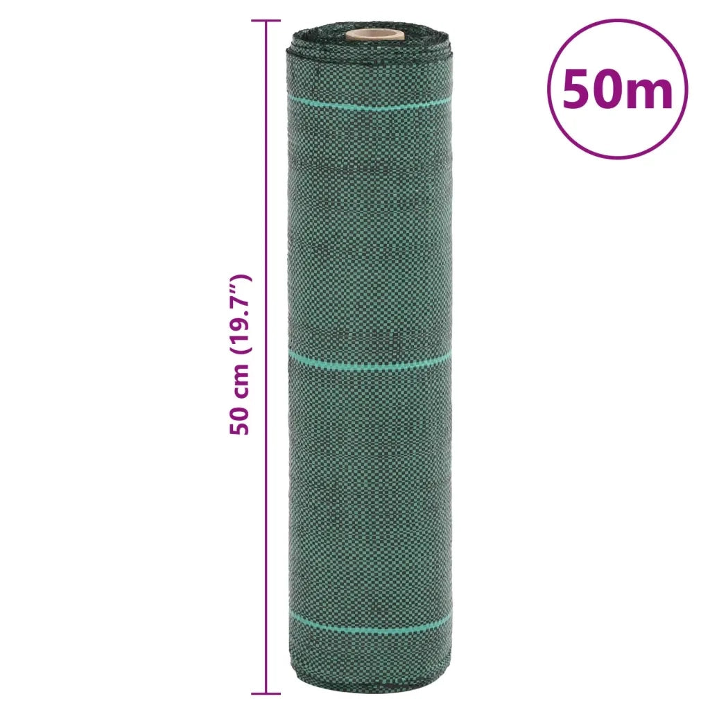 Membrana anti-erbacce verde 0,5x50 m PP CFW7874492