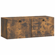 Mobile Porta TV da Muro Rovere Fumo 78,5 x 31 x 30 cm