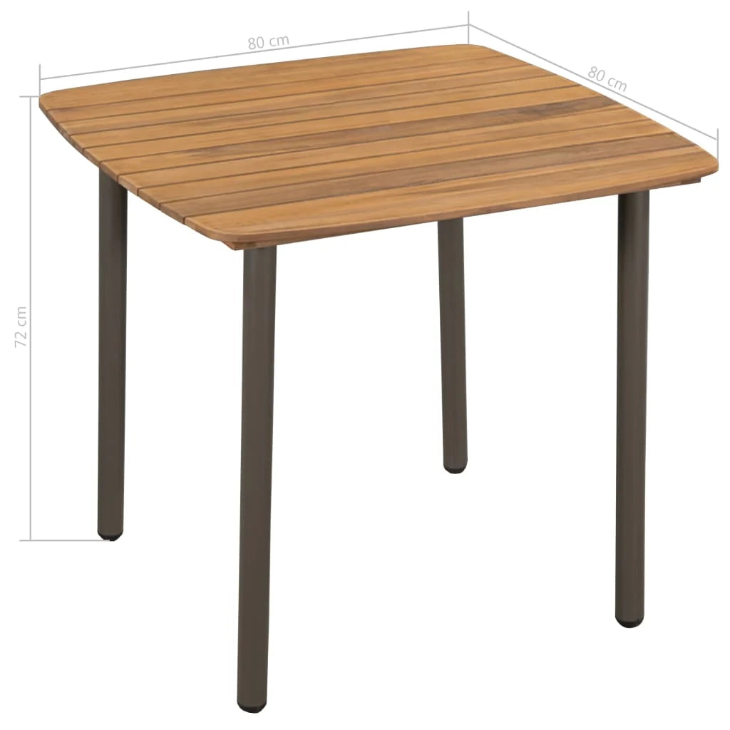 Set da pranzo da giardino per esterni da 5 pezzi mobili in vimini e resina marrone 02_0013911