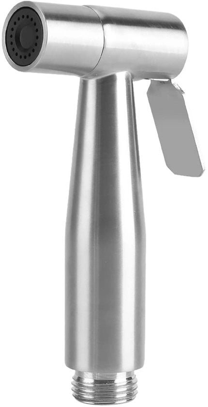 Spruzzatore per Bidet in Acciaio Inossidabile - Doccia Manuale - Bocchetta d'Acqua - Manico Ergonomico - Sostenibile - Per la Pulizia e il Lavaggio - Spruzzatore per WC
