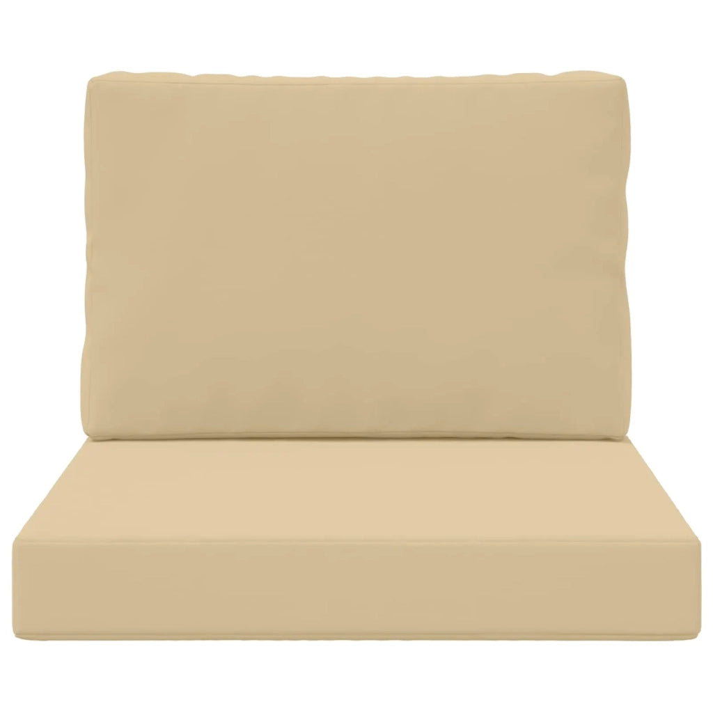 Cuscino per divano da esterno 2 pcs Beige Poliestere 900713