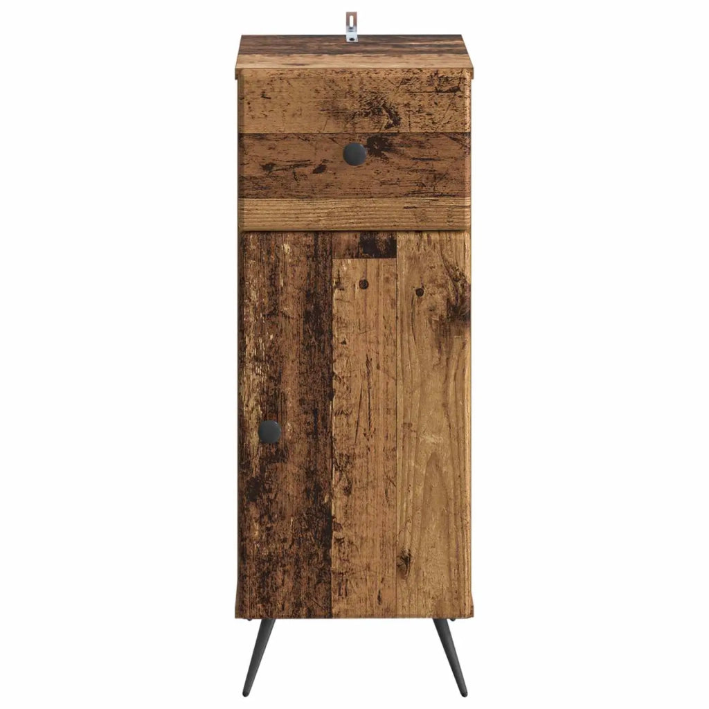 Mobiletto da Bagno BREDA Legno antico 30 x 31 x 80 cm 897493