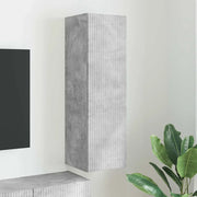 Mobile TV da parete-Mobile TV a Muro-Credenza TV Calcestruzzo 30 x 31 x 100 cm