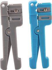 Strippatore di cavo a fibra ottica a mantello coaxiale - Grigio Blu - Strippatore 45-163 45-162 .