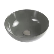 Lavabo da appoggio a ciotola 33 cm grigio cemento in ceramica  Espeon
