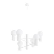 Lampadario moderno bianco sfere vetro 6xG9 SFERA Pure Lume