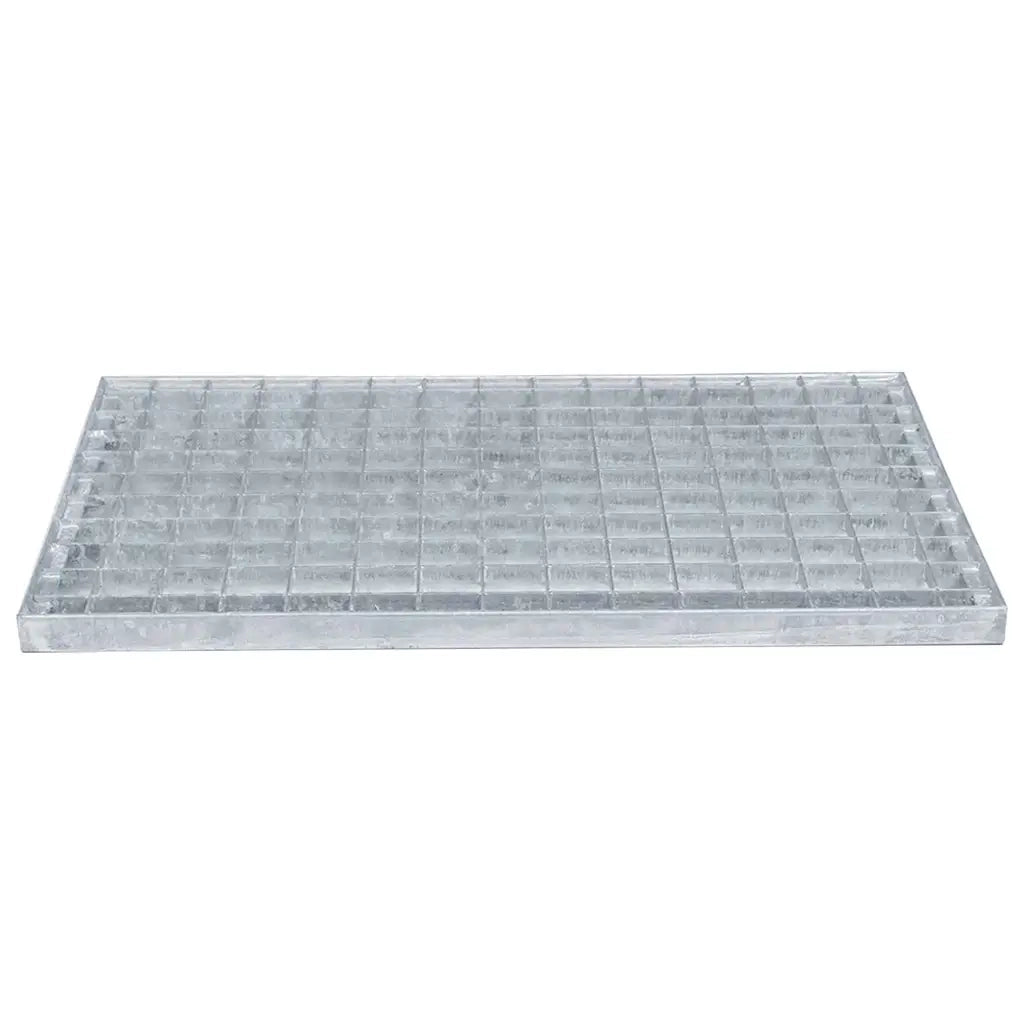 Grata Argento 50 x 35 x 2 cm Acciaio Zincato a Caldo 42018651