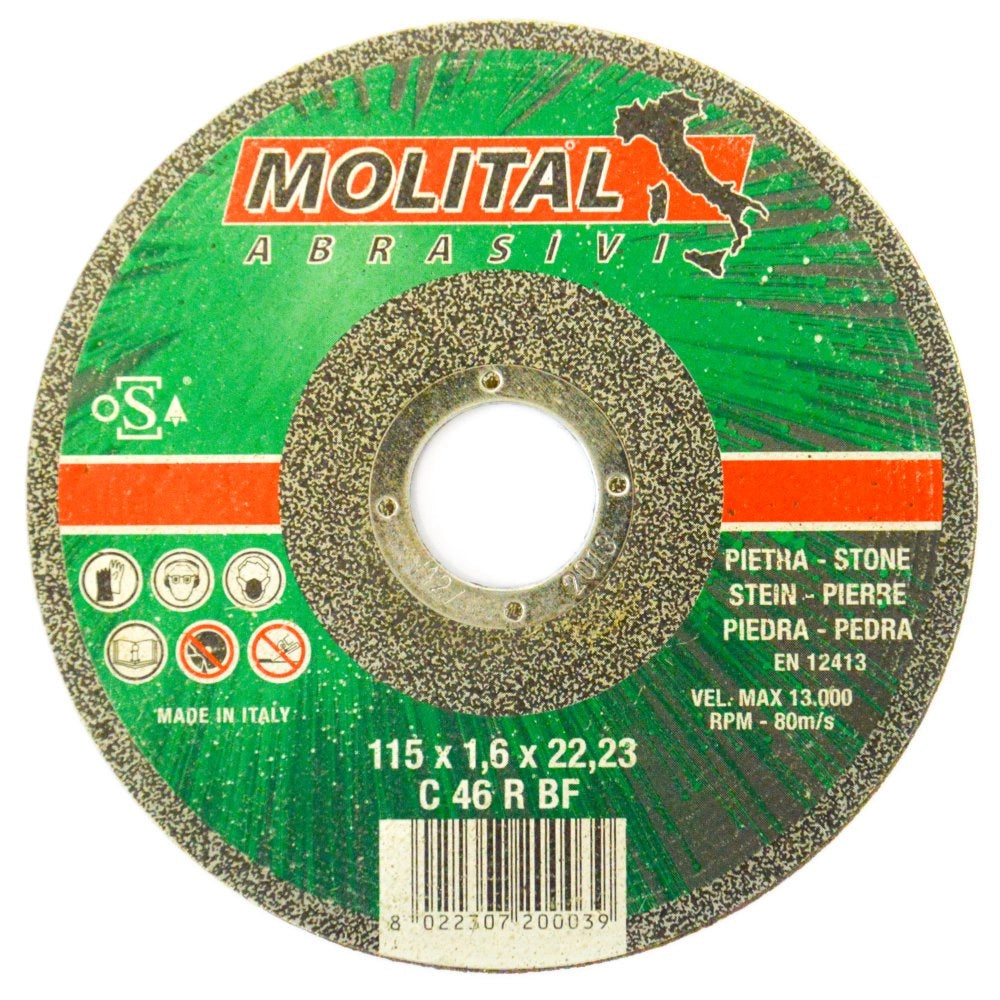 DISCO DA TAGLIO PER MARMO SOTTILE MOLITAL Ø 230x2,0 mm - MOLITAL