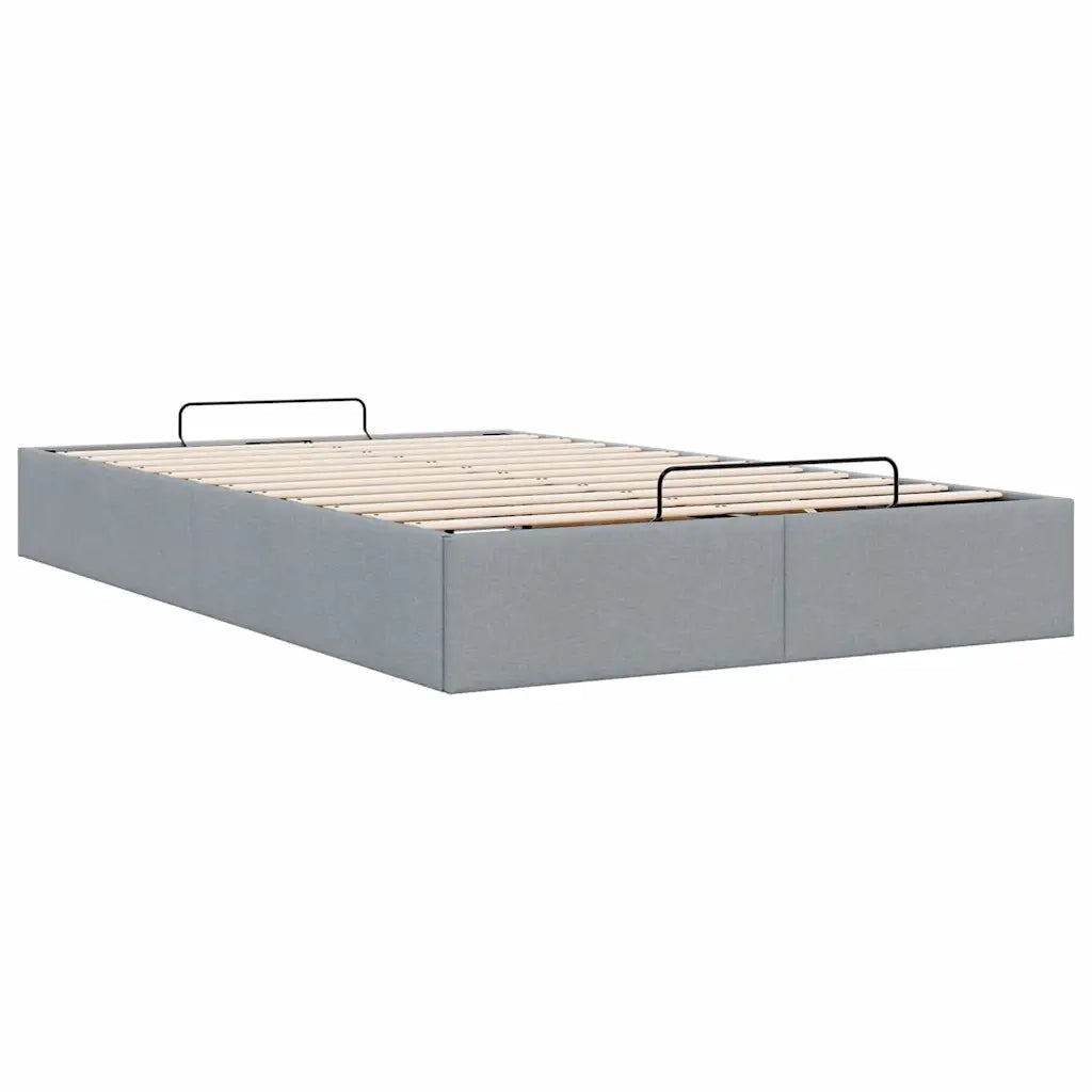 Struttura Letto Pouf senza Materasso-Giroletto con contenitore 120x200 cm in Tessuto 669655