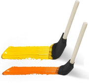 Set di pennelli a spugna da 20 pezzi - Pennelli a spugna grandi/ piccoli - Manico in legno - Strumenti per verniciatura per acrilico/olio - Pennelli assorbenti con testa a spugna - Materiale artificiale per adulti