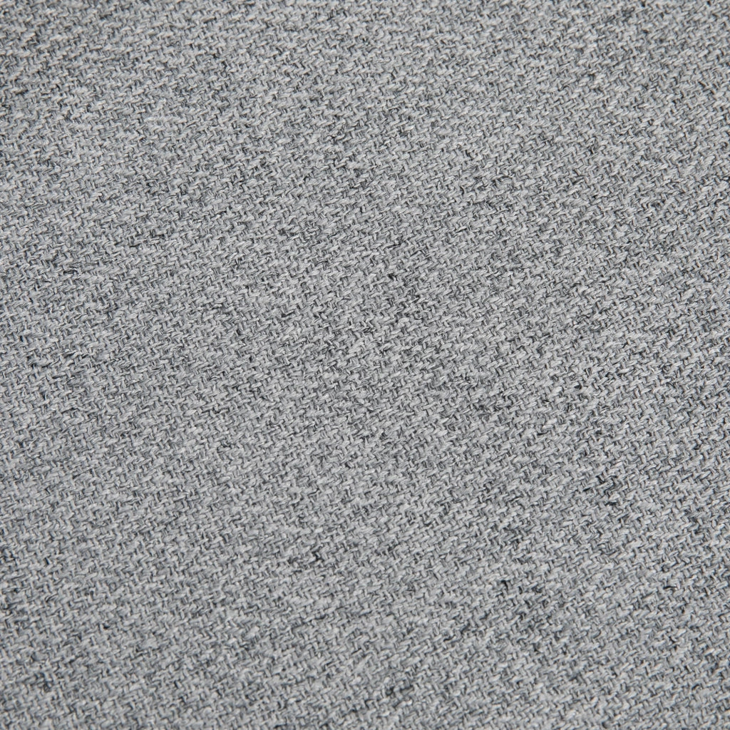 Poltrona Moderna in Tessuto con Seduta Imbottita 76x68x80 cm Gambe in Acciaio Grigio