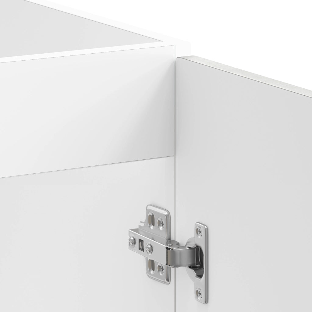 Mobiletto per lavello "Porto" con lavello Grigio cemento 80x46x84,5 cm Legno ingegnerizzato
