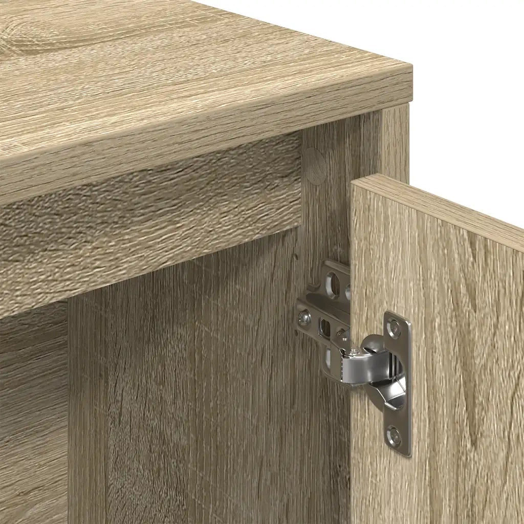 vidaXL Libreria Rovere Sonoma 89x24x101,5 cm in Legno Multistrato