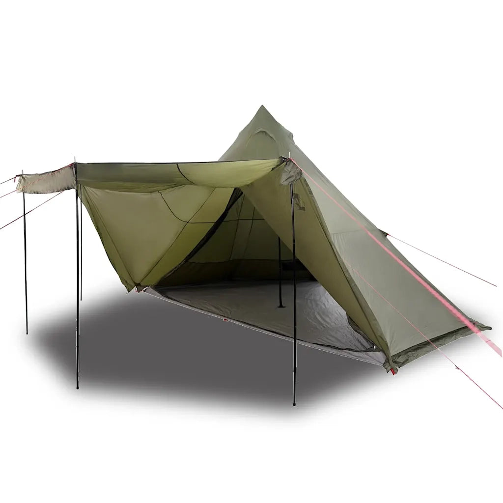 Tenda Familiare Tipi per 8 Persone Verde Oliva Impermeabile 4009449