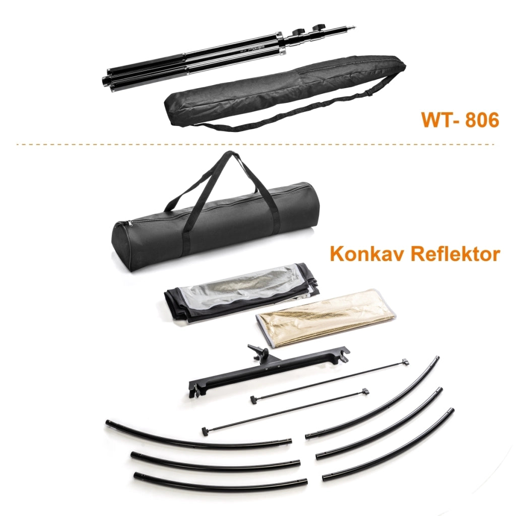 Mezzo tubo riflettore + treppiede WT-806