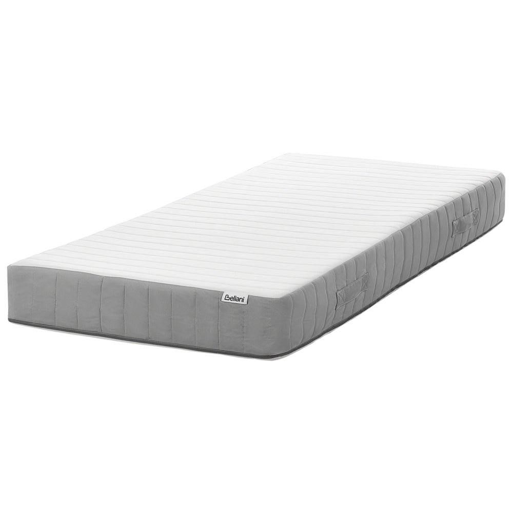 Materasso a molle insacchettate EU misura singola con maniglie imbottitura in memory foam rivestimento rimovibile 90 x 200 cm Rigido Design moderno trapuntato