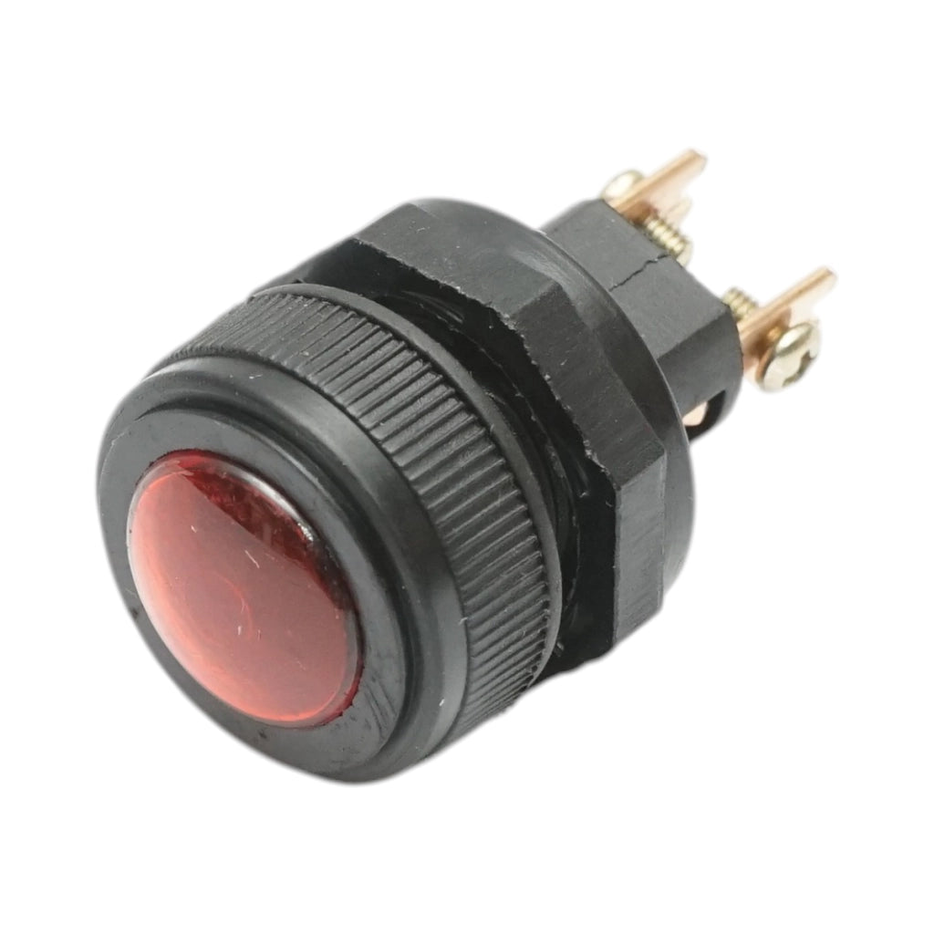 Spia luminosa rossa 12V/10A–24V/5A con 2 pin universale