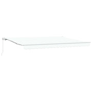 Tenda da Sole Bianco 450 x 300 x 165 cm Poliestere e Metallo 3330983