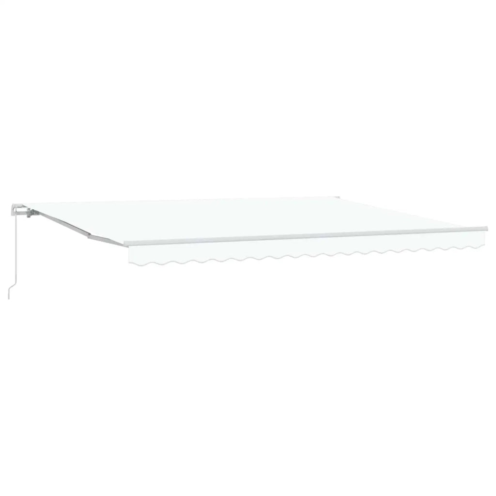 Tenda da Sole Bianco 450 x 300 x 165 cm Poliestere e Metallo 3330983