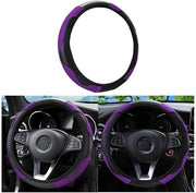 Supporto guidatore antiscivolo - Resistente al calore - Pelle microfibra - Diametro 37-38 cm - Flessibile - Adatto per accessori auto - Copertura guidatore