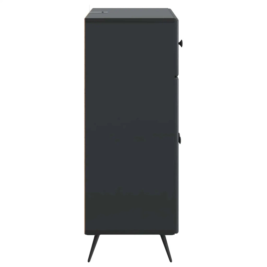 Credenza Nero 66 x 34,5 x 90 cm Legno ingegnerizzato 895556