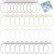 Strisce elastiche 60 pezzi - Strisce preallacciate - 25 cm - Set di 4 colori - Strisce per decorazione natalizia - Strisce per regalo