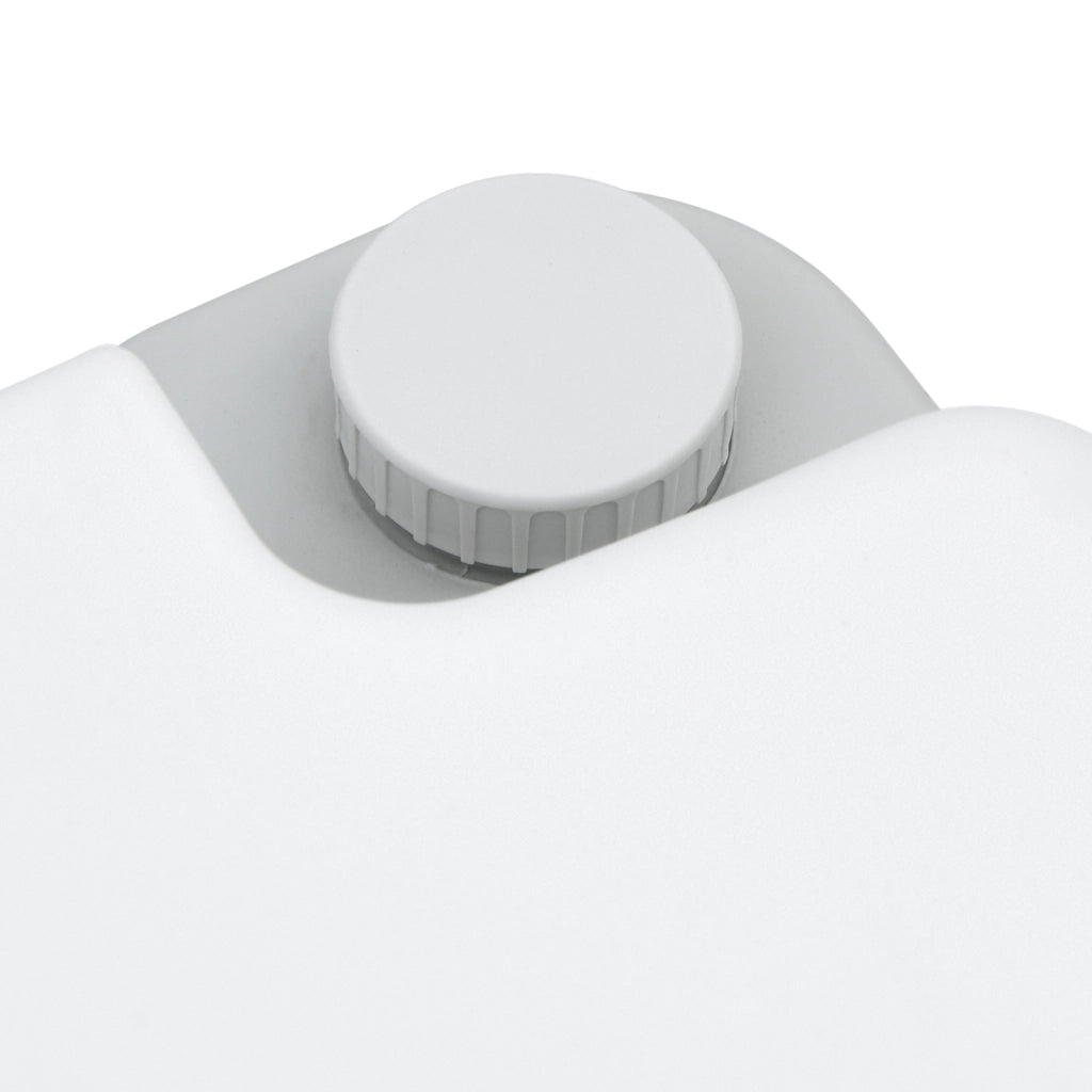 Toilette Portatile  Grigia e Bianca in Plastica 10 L