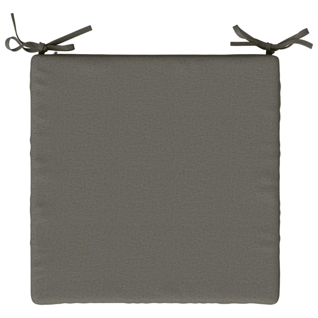 Cuscini per Sedia in 4 Pezzi SOEST 4 pz 100% Poliestere Grigio 944392