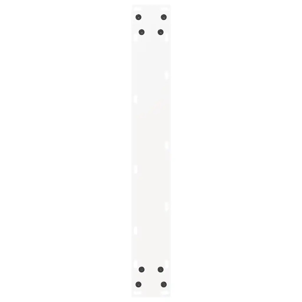 Gambe per tavolo da bar a forma di U 2 pz bianche 60x(90-91) cm in acciaio 4013225