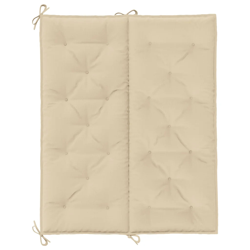 Cuscino per Panca Beige 120x(50+50)x7 cm in Tessuto Oxford 315007