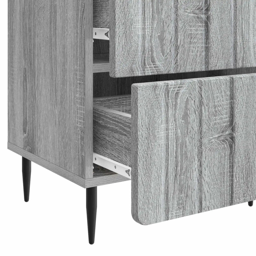 Armadio da Notte Grigio Sonoma 43 x 34,5 x 49,5 cm 894307