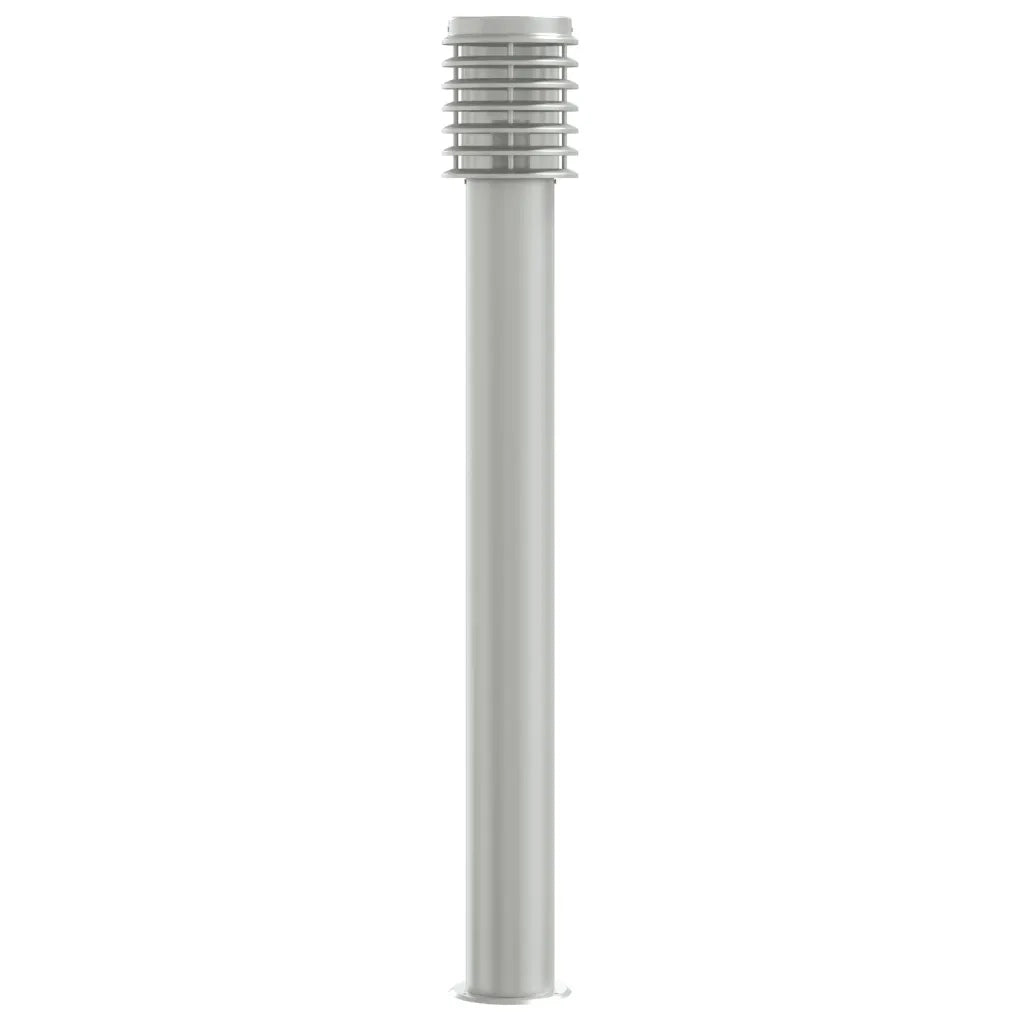 Lampade da Terra per Esterni 3 pz Argento 110cm in Acciaio Inox 4006360