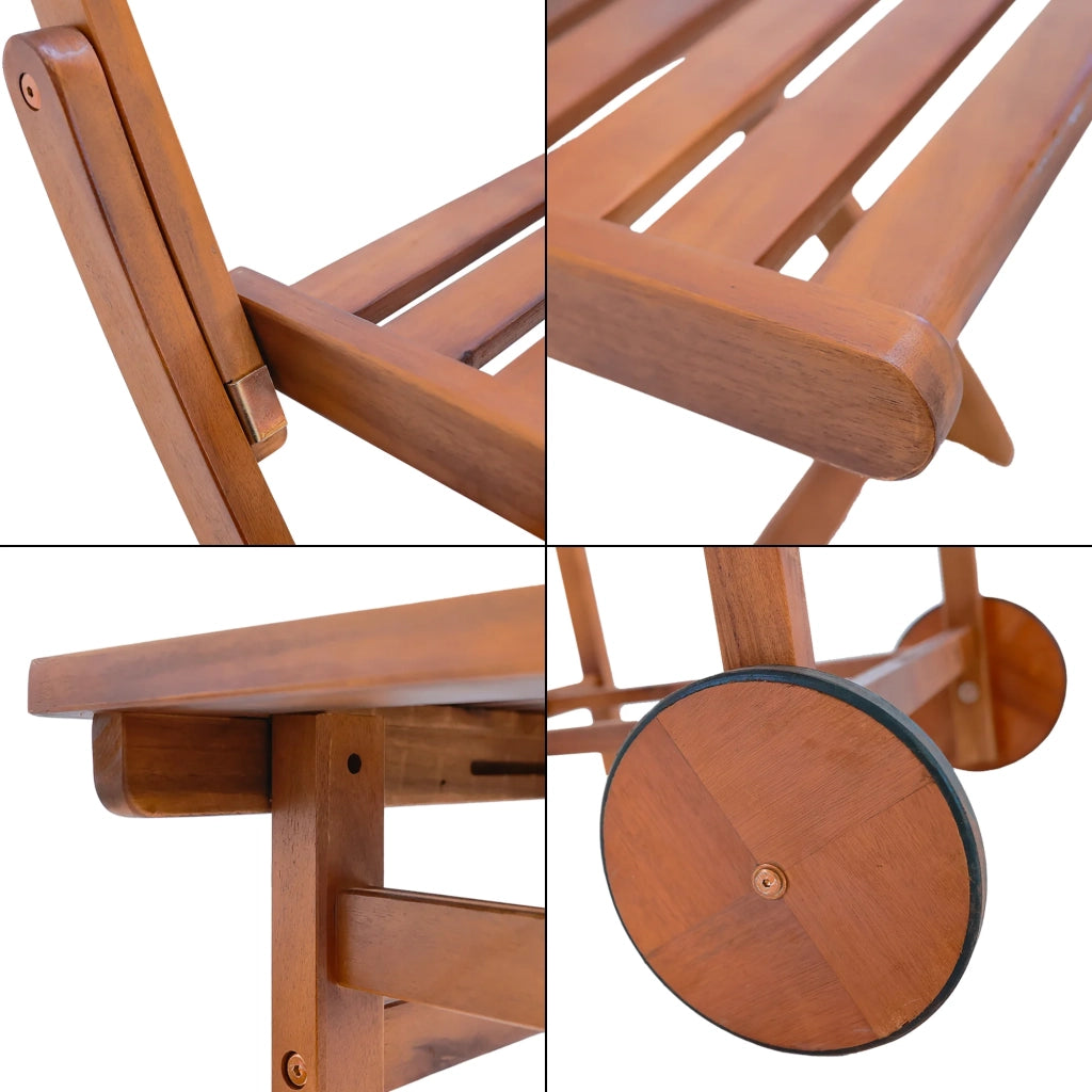 Set di mobili da giardino 5 pezzi in legno di acacia naturale 03_0010532