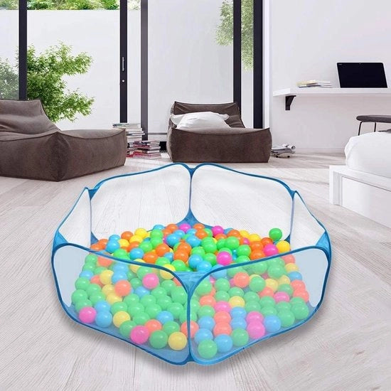 Tenda da spiaggia per bambini pieghevole - Onda portatile per bambini - Borsa per palline da spiaggia per interni ed esterni.
