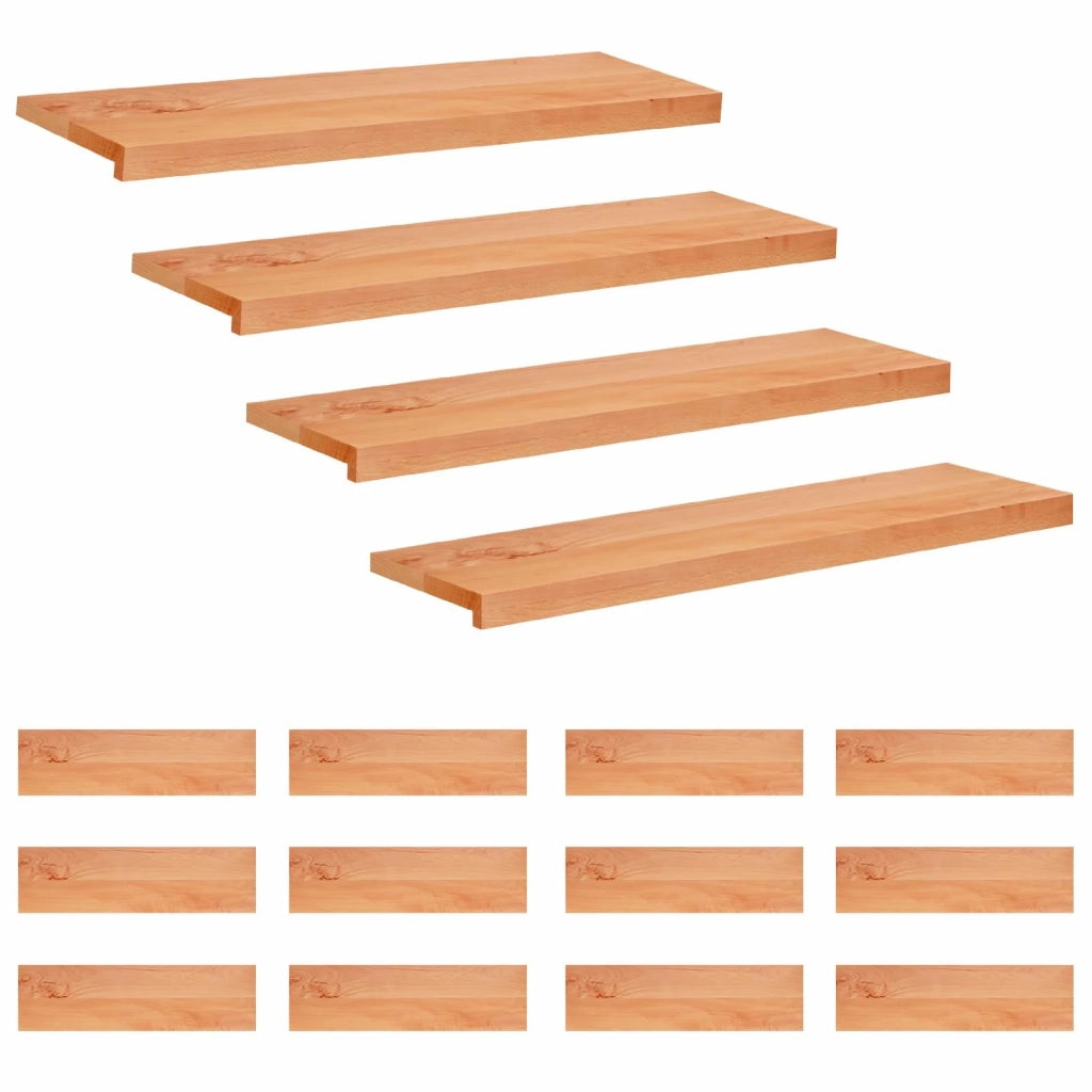 Tappeti per scale 16 pz 100 x 25 x 2 cm Vernice 3446427