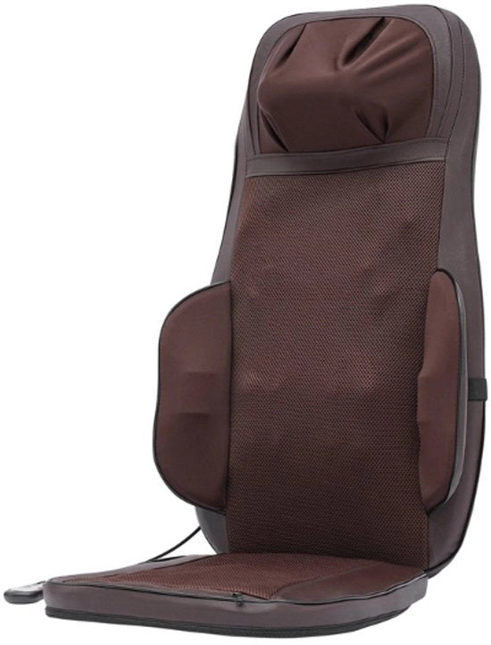 Cuscino di Massaggio Shiatsu per Spalle e Schiena - 3 Modalità - 3 Livelli - Per Collo, Spalle, Schiena e Glutei