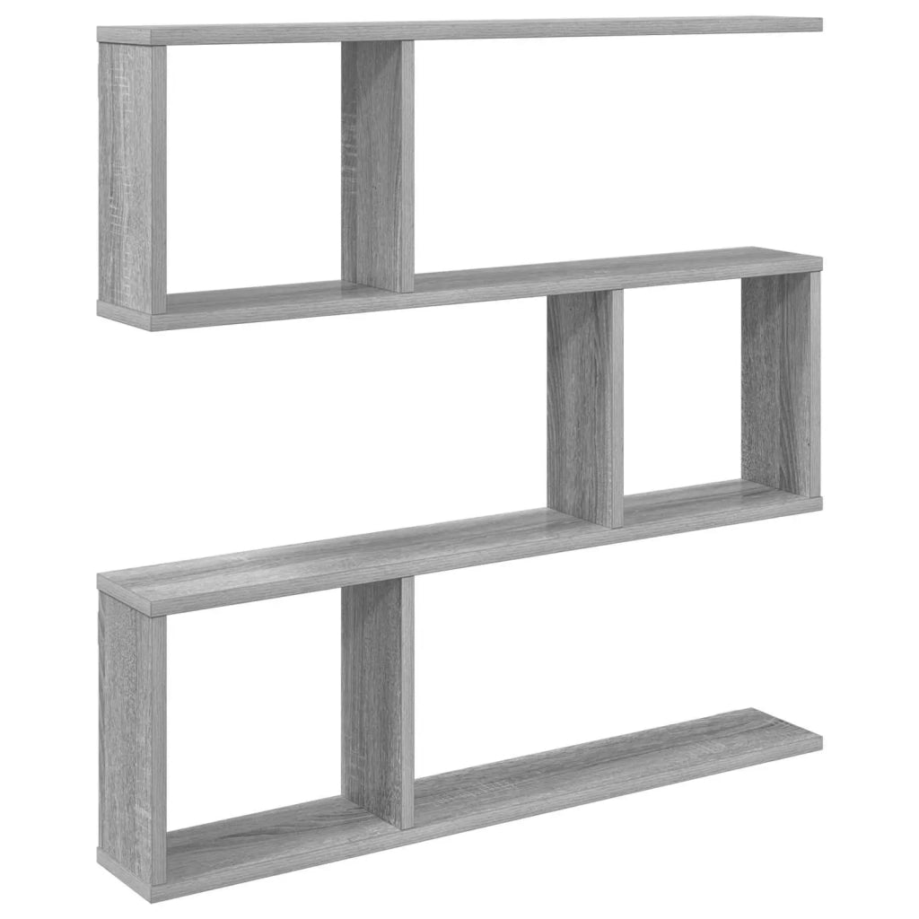 Scaffale da parete Sonoma grigio 80 x 12 x 79,5 cm 8012281